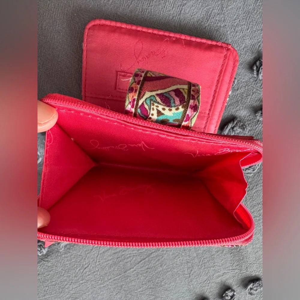 Vera Bradley Floral Pink Wallet - Picture 3 of 4